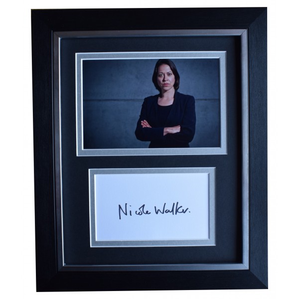Nicola Walker Signed 10x8 Framed Autograph Photo Display Spooks TV AFTAL & COA Perfect Gift Memorabilia		