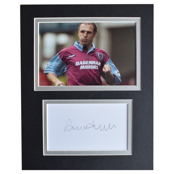 Alvin Martin Signed Autograph 10x8 photo display West Ham Utd Football AFTAL COA Perfect Gift Memorabilia