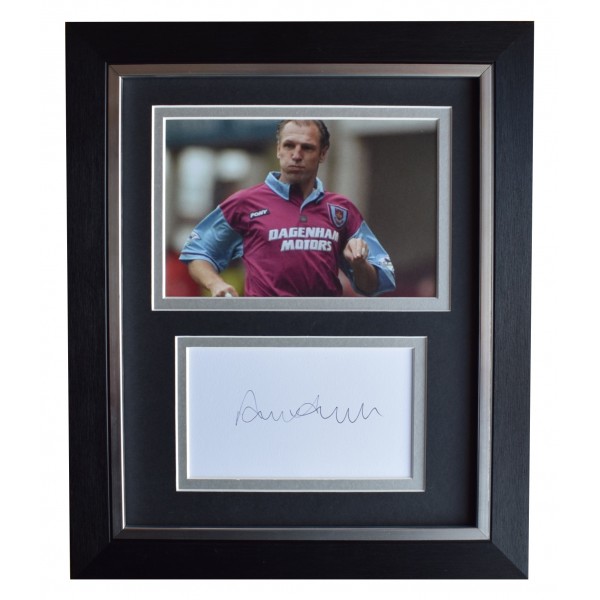 Alvin Martin Signed 10x8 Framed Autograph Photo Display West Ham Utd AFTAL COA Perfect Gift Memorabilia	