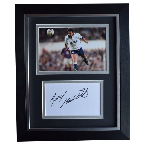 Gary Mabbutt Signed 10x8 Framed Autograph Photo Display Tottenham Hotspur & COA Perfect Gift Memorabilia		