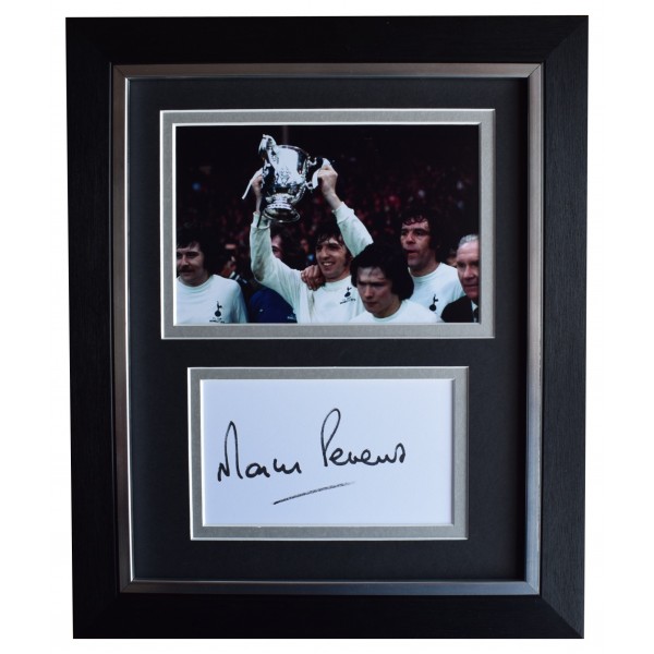 Martin Peters Signed 10x8 Framed Autograph Photo Display Tottenham Hotspur COA Perfect Gift Memorabilia		