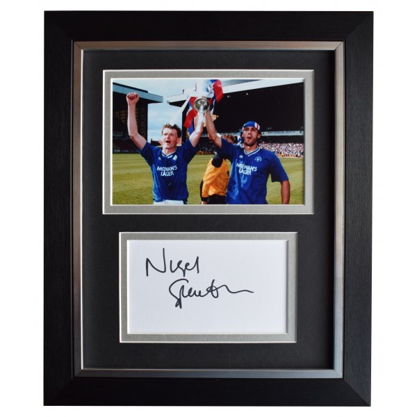 Nigel Spackman Signed 10x8 Framed Autograph Photo Display Rangers Football COA Perfect Gift Memorabilia
