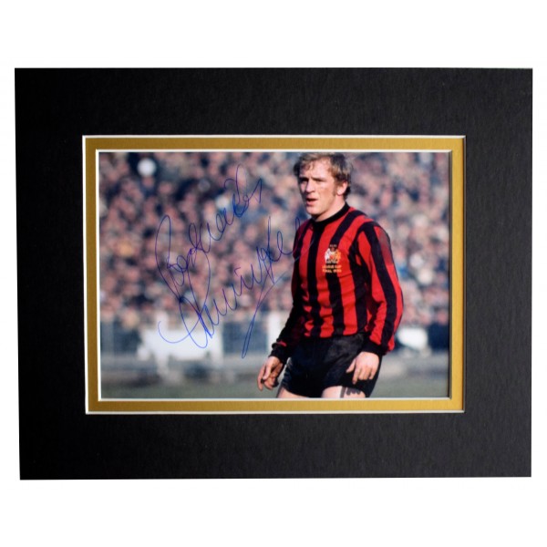Francis Lee Signed Autograph 10x8 photo display Manchester City AFTAL COA Perfect Gift Memorabilia