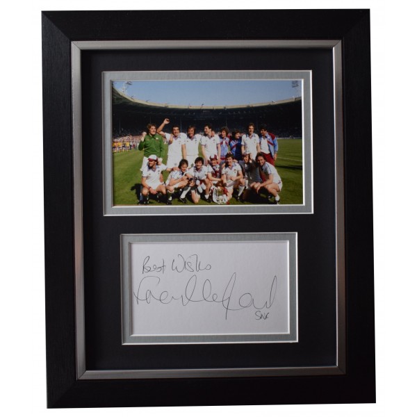 Frank Lampard Snr Signed 10x8 Framed Autograph Photo Display West Ham AFTAL COA Perfect Gift Memorabilia			