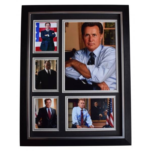 Martin Sheen Signed Autograph 16x12 framed photo display The West Wing TV COA Perfect Gift Memorabilia