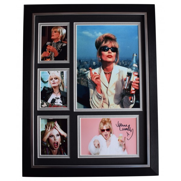 Joanna Lumley Signed Autograph 16x12 framed photo display Ab Fab TV AFTAL COA Perfect Gift Memorabilia