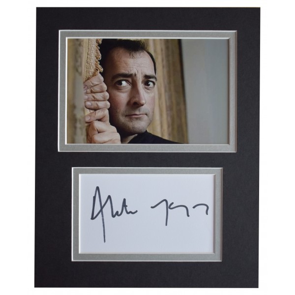 Alistair McGowan Signed Autograph 10x8 photo mount display Big Impression COA  Perfect Gift Memorabilia	