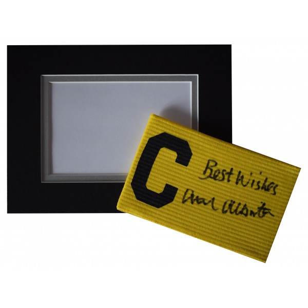 Arthur Albiston Signed Captains Armband free display Manchester United COA  Perfect Gift Memorabilia		