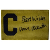 Arthur Albiston Signed Captains Armband free display Manchester United COA  Perfect Gift Memorabilia		