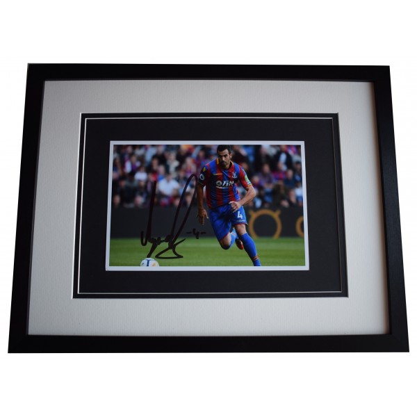 Luka Milivojevic Signed Framed Autograph 16x12 photo display Crystal Palace COA  Perfect Gift Memorabilia	