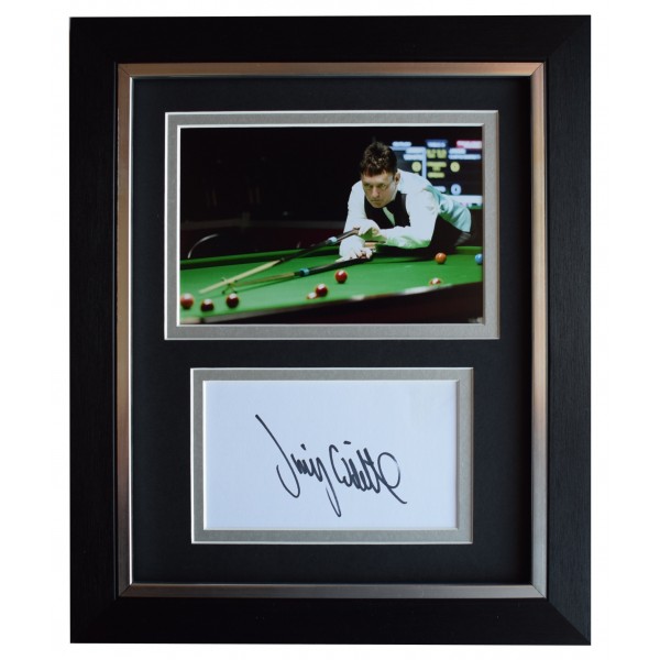 Jimmy White Signed 10x8 Framed Autograph Photo Display Snooker Sport COA Perfect Gift Memorabilia		
