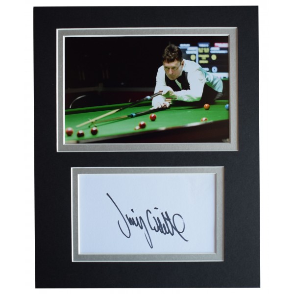 Jimmy White Signed Autograph 10x8 photo display Snooker Sport AFTAL COA Perfect Gift Memorabilia		