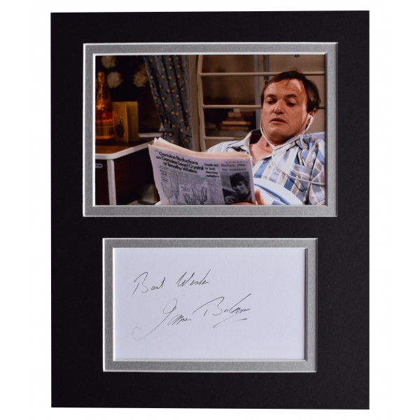 James Bolam Signed Autograph 10x8 photo display The Likely Lads Perfect Gift Memorabilia