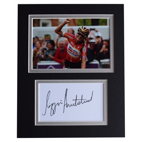 Lizzie Armitstead Signed Autograph 10x8 photo display Olympic Cycling Perfect Gift Memorabilia