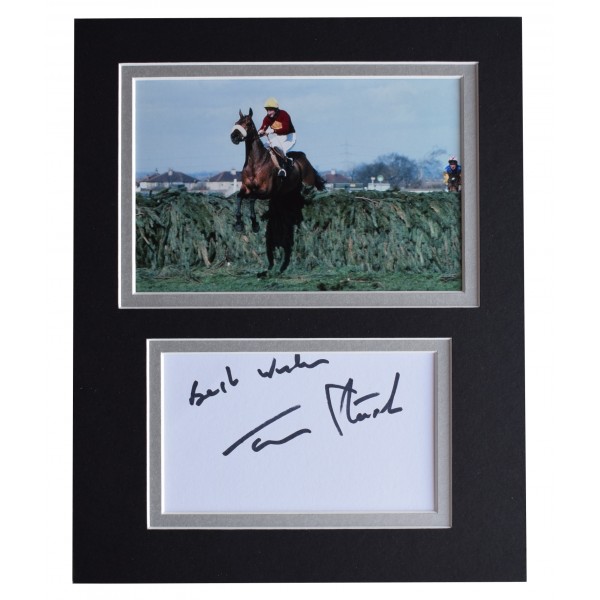 Tommy Stack Signed Autograph 10x8 photo display Red Rum Grand National Perfect Gift Memorabilia
