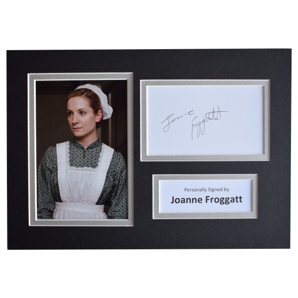 Joanne Froggatt Signed Autograph A4 photo display Downton Abbey Perfect Gift Memorabilia