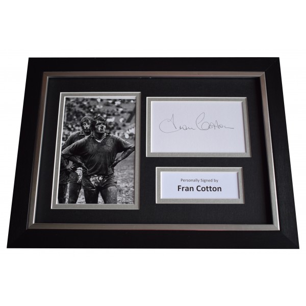 Fran Cotton Signed A4 FRAMED Autograph Photo Display Rugby Union Perfect Gift Memorabilia