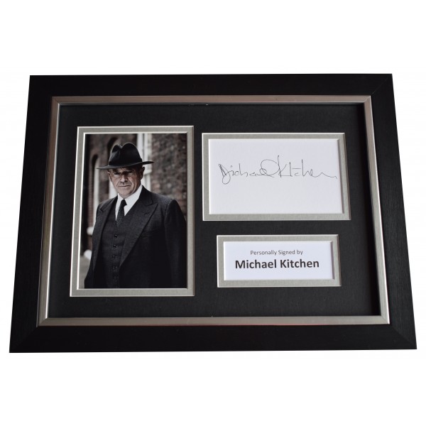 Michael Kitchen Signed A4 FRAMED Autograph Photo Display Foyles War Perfect Gift Memorabilia
