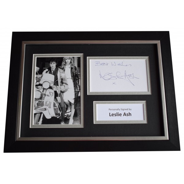 Leslie Ash Signed A4 FRAMED Autograph Photo Display Quadrophenia Perfect Gift Memorabilia