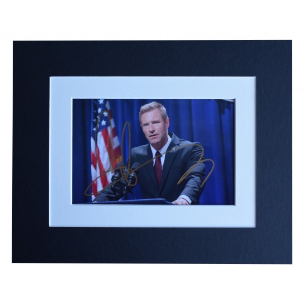 Aaron Eckhart Signed Autograph 10x8 photo display Olympus Has Fallen Film Perfect Gift Memorabilia