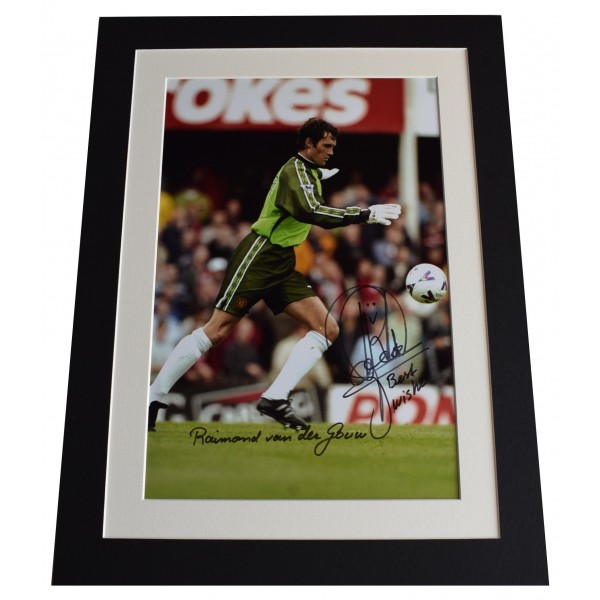 Raimond van der Gouw SIGNED autograph 16x12 photo display Manchester United COA Perfect Gift Memorabilia