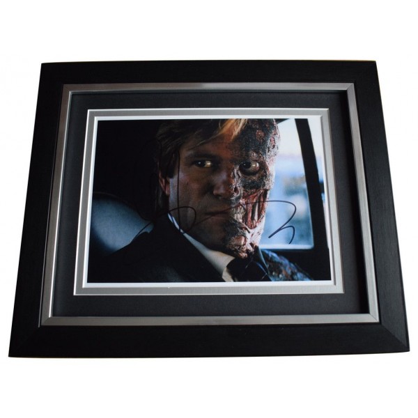 Aaron Eckhart SIGNED 10x8 FRAMED Photo Autograph Display Dark Knight Film COA Perfect Gift Memorabilia			