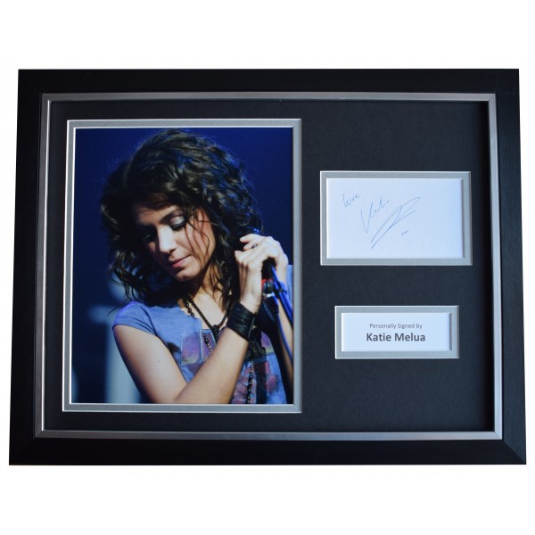 Katie Melua Signed Framed Autograph 16x12 photo display Music Memorabilia COA  Perfect Gift Memorabilia	