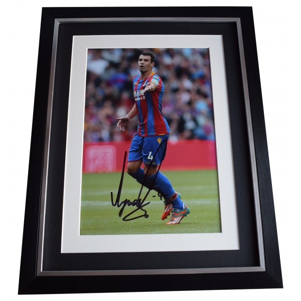 Luka Milivojevic Signed Framed Autograph 16x12 photo display Crystal Palace COA Perfect Gift Memorabilia		
