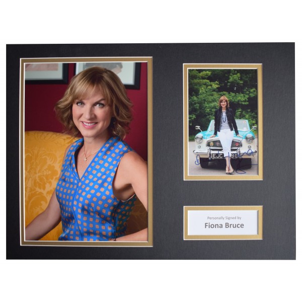 Fiona Bruce Signed autograph 16x12 photo display Antiques Roadshow AFTAL COA Perfect Gift Memorabilia	