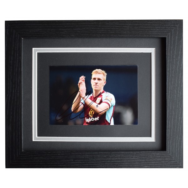 Ben Mee Signed 10x8 Framed Photo Autograph Display Burnley AFTAL COA Perfect Gift Memorabilia
