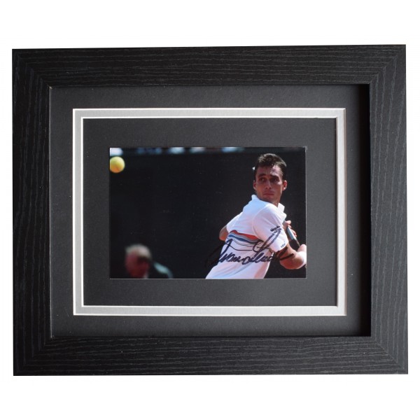 Ivan Lendl Signed 10x8 Framed Photo Autograph Display Tennis AFTAL COA Perfect Gift Memorabilia	