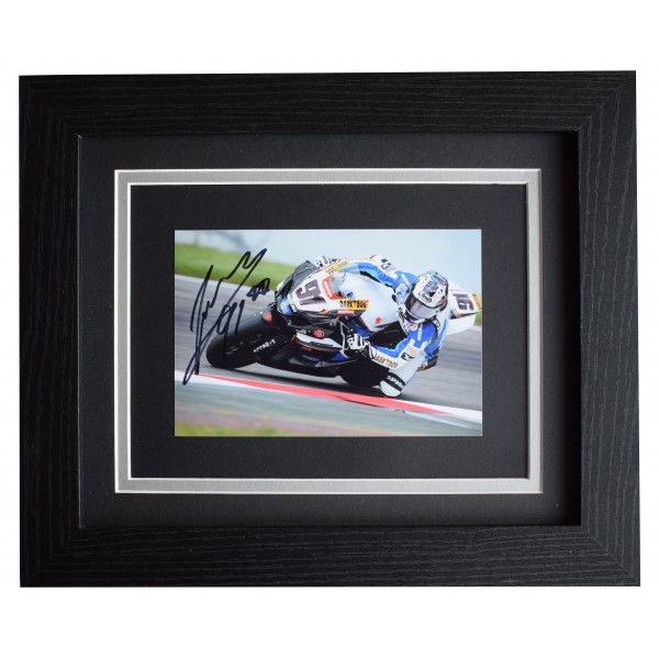 Leon Haslam Signed 10x8 Framed Photo Autograph Display Superbikes COA Perfect Gift Memorabilia	