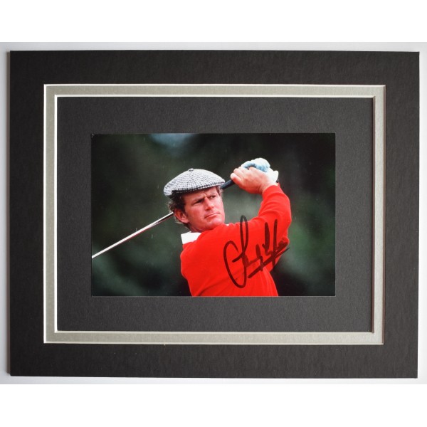 Sandy Lyle Signed Autograph 10x8 photo display Golf AFTAL COA Perfect Gift Memorabilia	