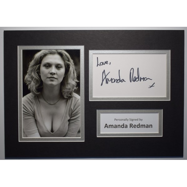 Amanda Redman Signed Autograph A4 photo Mount Display New Tricks TV COA Perfect Gift Memorabilia
