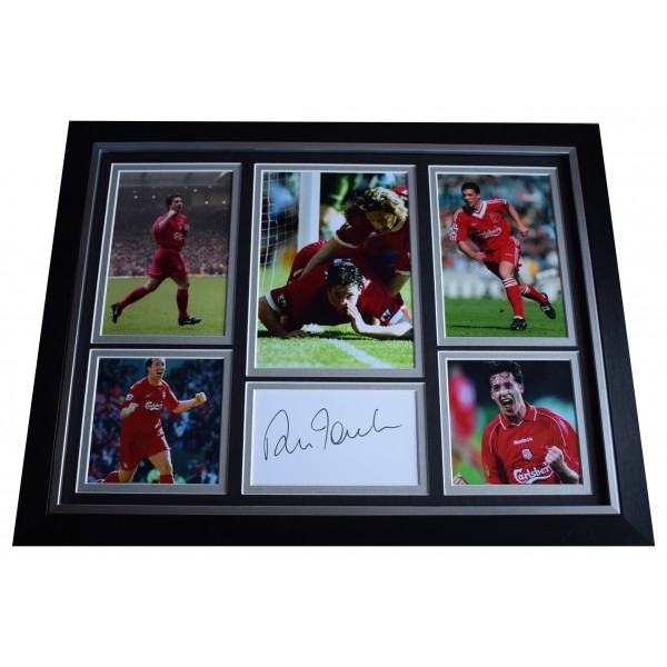 Robbie Fowler Signed Framed Autograph 16x12 photo display Liverpool LFC COA  Perfect Gift Memorabilia		