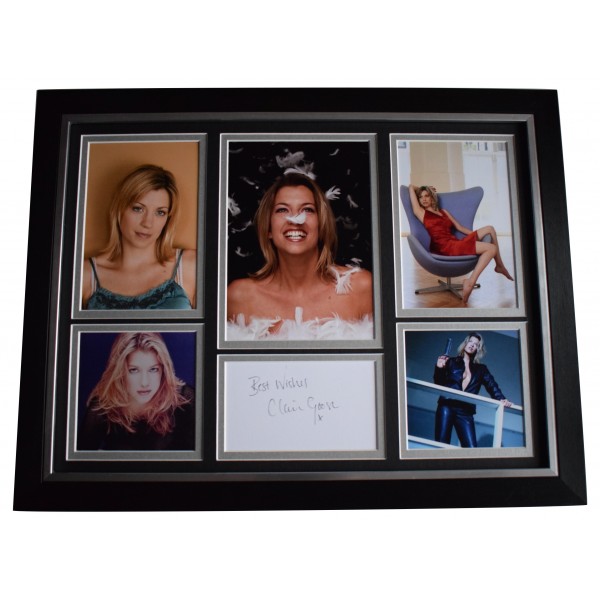 Claire Goose Signed Framed Autograph 16x12 photo display The Coroner TV COA Perfect Gift Memorabilia		