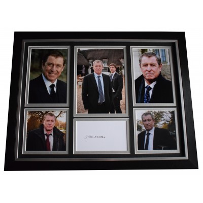 John Nettles Signed Framed Autograph 16x12 photo display Midsomer Murders TV COA  Perfect Gift Memorabilia	