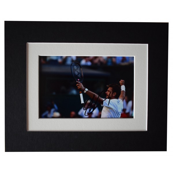 Stanislas Wawrinka Signed Autograph 10x8 photo display Tennis Sport AFTAL COA Perfect Gift Memorabilia	