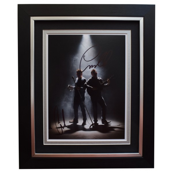 The Proclaimers Signed 10x8 Framed Autograph Photo Display Music Memorabilia COA Perfect Gift Memorabilia	