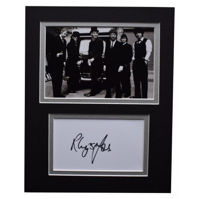 Rhys Ifans Signed Autograph 10x8 photo display Oasis Music Memorabilia COA 