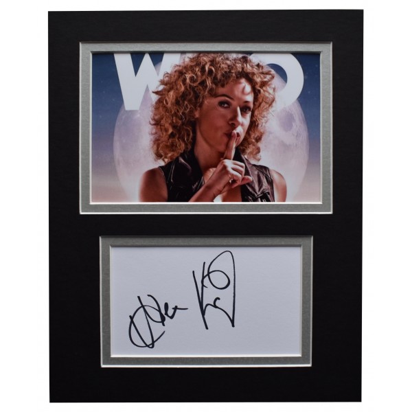 Alex Kingston Signed Autograph 10x8 photo display Doctor Who TV COA Perfect Gift Memorabilia		
