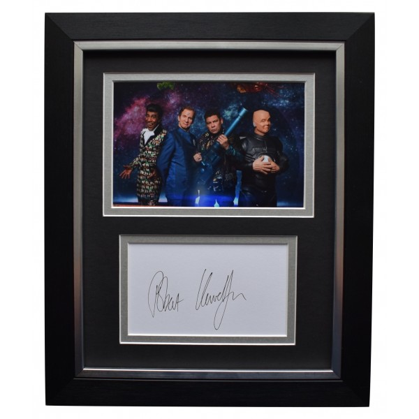 Robert Llewellyn Signed 10x8 Framed Autograph Photo Display Red Dwarf COA Perfect Gift Memorabilia