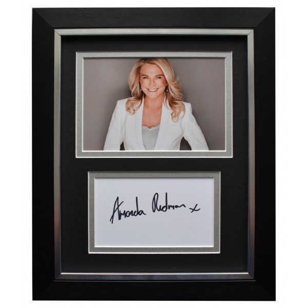 Amanda Redman Signed 10x8 Framed Autograph Photo Display New Tricks TV AFTAL COA Perfect Gift Memorabilia