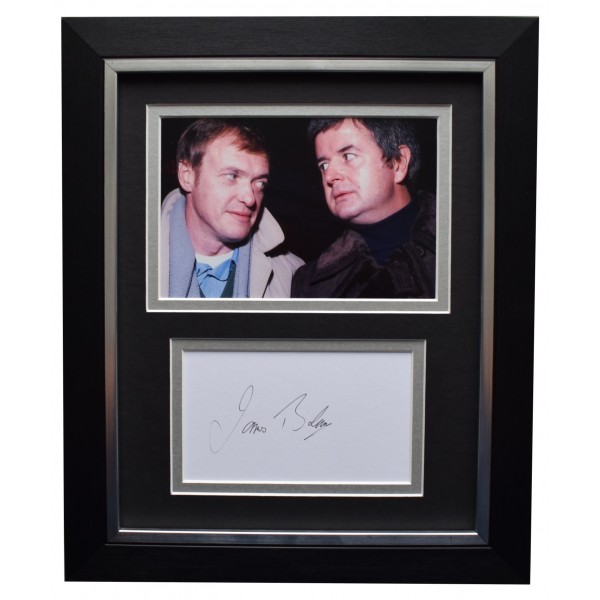 James Bolam Signed 10x8 Framed Autograph Photo Display The Likely Lads COA Perfect Gift Memorabilia