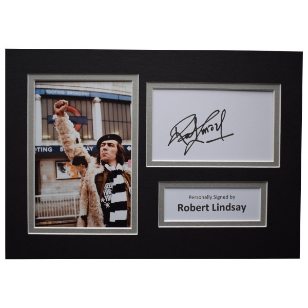 Robert Lindsay Signed Autograph A4 photo display Citizen Smith AFTAL COA Perfect Gift Memorabilia		