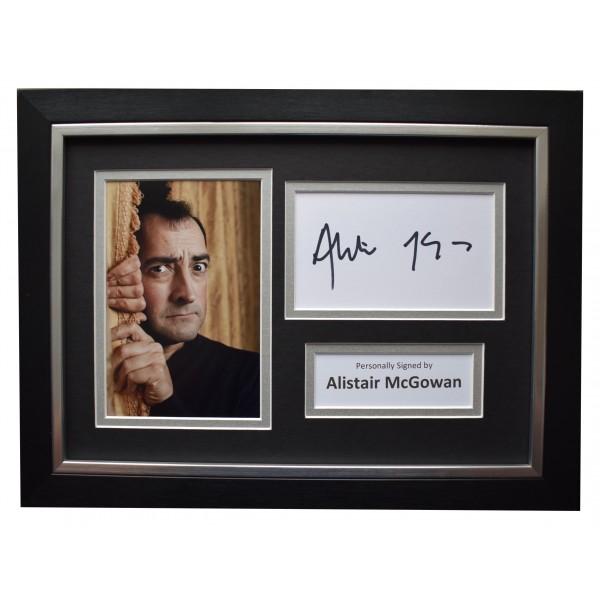 Alistair McGowan Signed A4 Framed Autograph Photo Display Comedy TV COA  Perfect Gift Memorabilia		