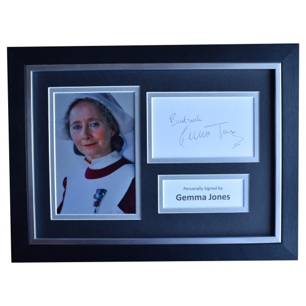 Gemma Jones Signed A4 Framed Autograph Photo Display Harry Potter AFTAL COA Perfect Gift Memorabilia