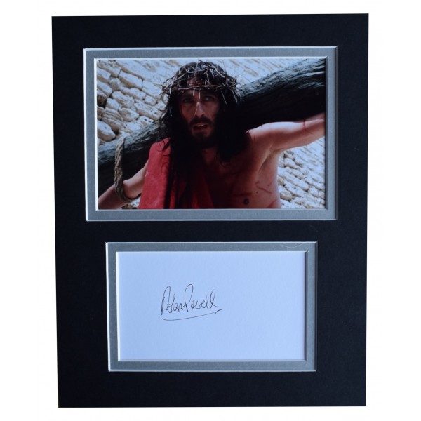 Robert Powell Signed Autograph 10x8 photo display Jesus of Nazareth AFTAL COA Perfect Gift Memorabilia