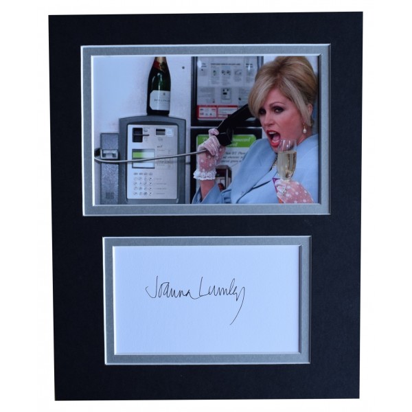 Joanna Lumley Signed Autograph 10x8 photo display Ab Fab TV AFTAL COA Perfect Gift Memorabilia	