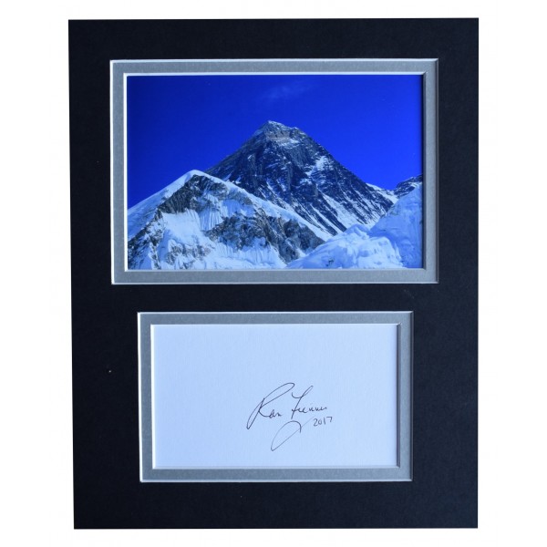 Ranulph Fiennes Signed Autograph 10x8 photo display Explorer TV AFTAL COA Perfect Gift Memorabilia		